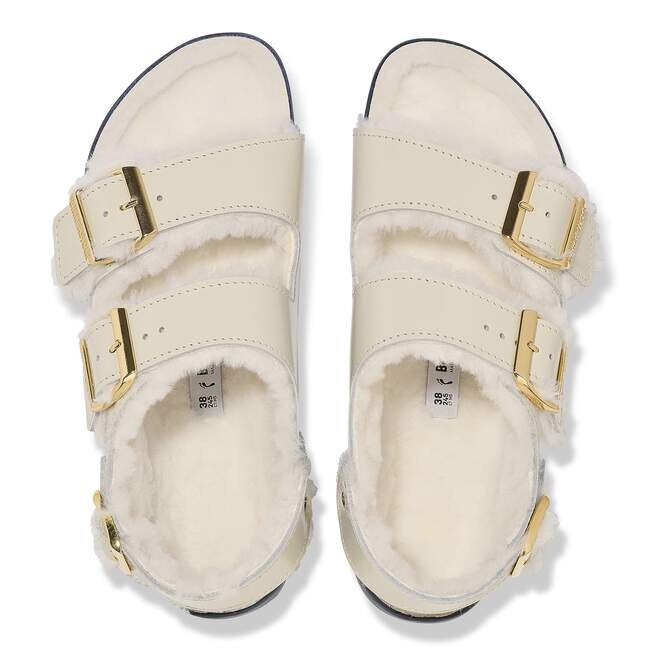Milano Shearling Naturlig skinn-shearling Høyglans Ecru Milano Shearling Naturlig skinn-shearling Høyglans Ecru