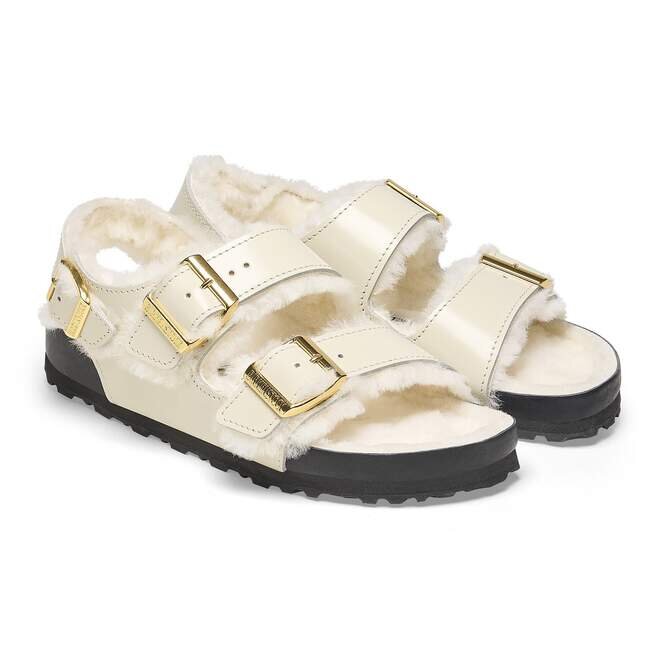 Milano Shearling Naturlig skinn-shearling Høyglans Ecru Milano Shearling Naturlig skinn-shearling Høyglans Ecru