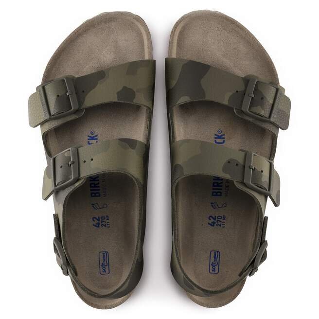 Milano Soft Footbed Birko-Flor Desert Soil Camo Green Milano Soft Footbed Birko-Flor Desert Soil Camo Green