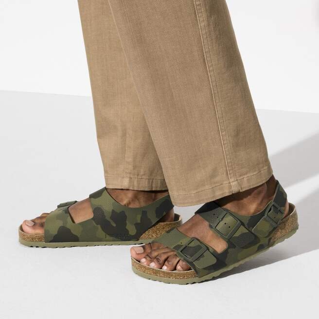 Milano Soft Footbed Birko-Flor Desert Soil Camo Green Milano Soft Footbed Birko-Flor Desert Soil Camo Green