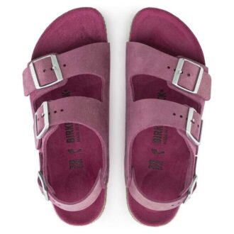 Milano suede i skimrende fuchsia