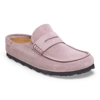 Naples innpakket i suede, blek lilla