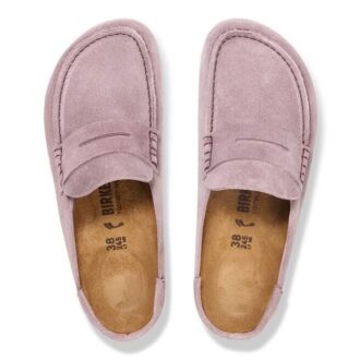 Naples innpakket i suede, blek lilla