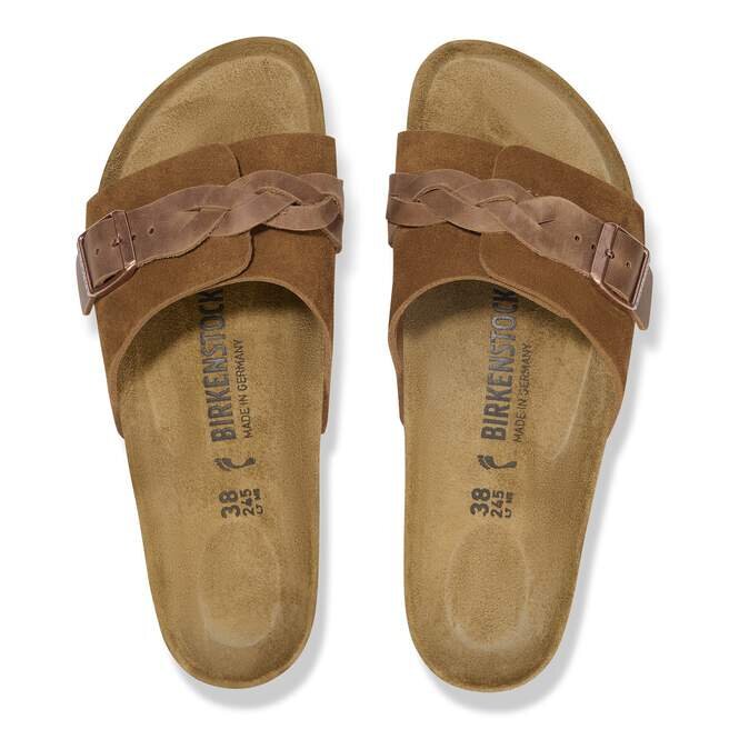 Oita flettet semsket skinn Mink Oita flettet semsket skinn Mink