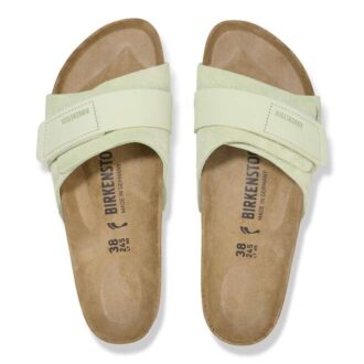 Oita suede-lær, bleknet lime