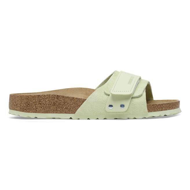 Oita suede-lær, bleknet lime Oita suede-lær, bleknet lime