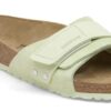 Oita suede-lær, bleknet lime Oita suede-lær, bleknet lime