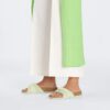 Oita suede-lær, bleknet lime Oita suede-lær, bleknet lime