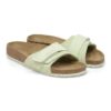 Oita suede-lær, bleknet lime Oita suede-lær, bleknet lime