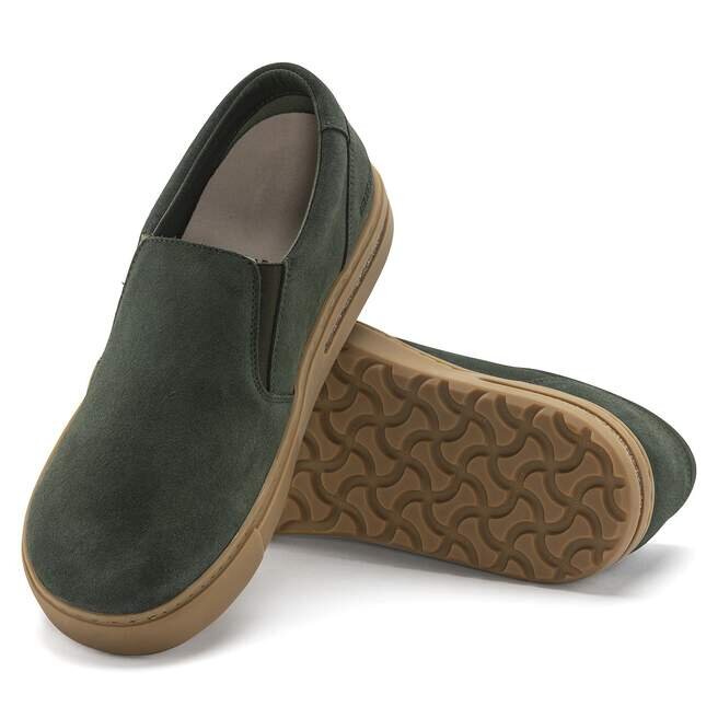 Oswego Suede Leather Thyme Oswego Suede Leather Thyme