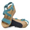 Sibyl med ring-spenne i nubuck-lær med preg Sibyl med ring-spenne i nubuck-lær med preg