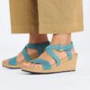 Sibyl med ring-spenne i nubuck-lær med preg Sibyl med ring-spenne i nubuck-lær med preg
