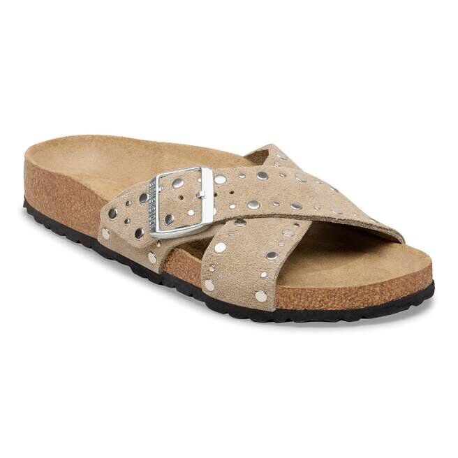 Siena Rivet Border Suede Leather Siena Rivet Border Suede Leather