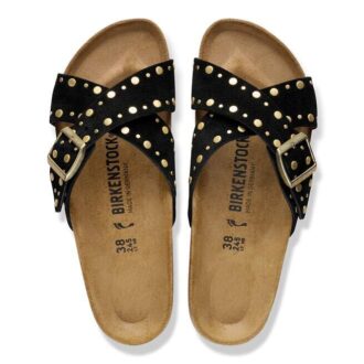 Siena Rivet Border Suede Leather