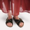 Siena Rivet Border Suede Leather Siena Rivet Border Suede Leather