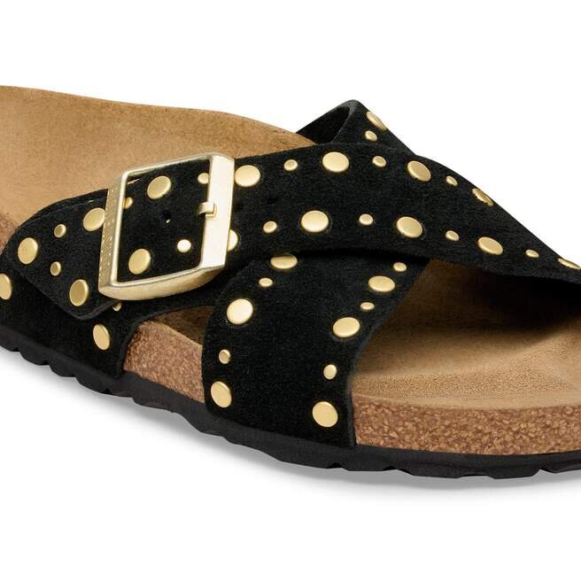 Siena Rivet Border Suede Leather Siena Rivet Border Suede Leather