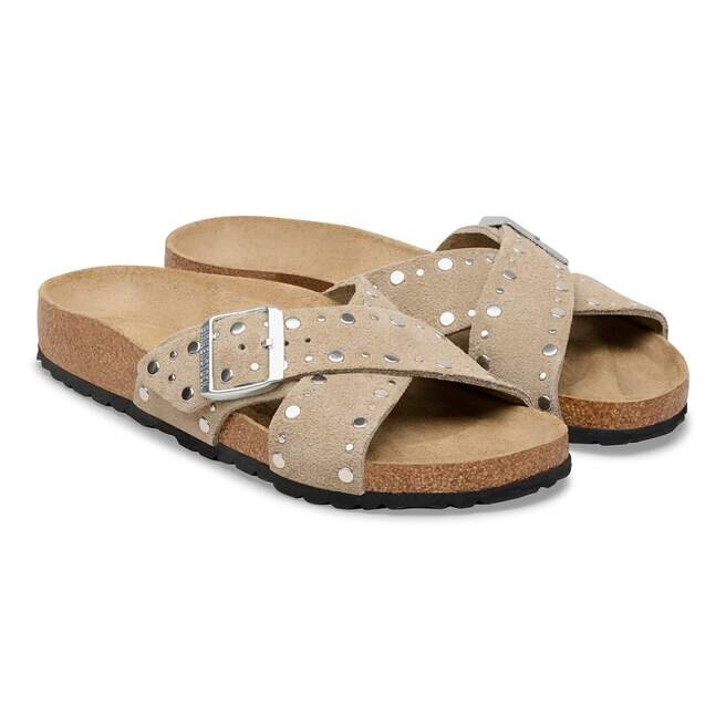 Siena Rivet Border Suede Leather Siena Rivet Border Suede Leather