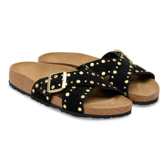 Siena Rivet Border Suede Leather Siena Rivet Border Suede Leather