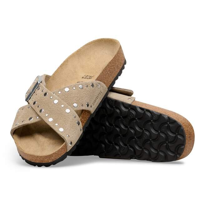 Siena Rivet Border Suede Leather Siena Rivet Border Suede Leather