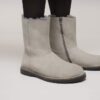 Uppsala Zip Shearling Suede Leather